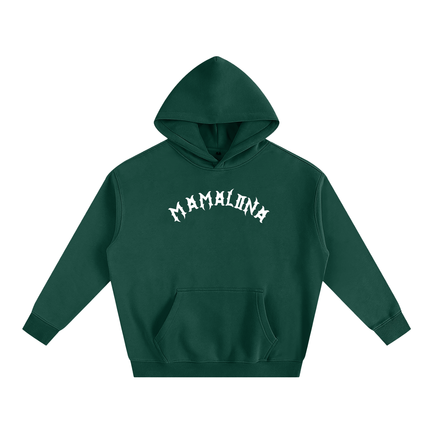 Mamalona Oversize Rose & Gothic “M” Premium Hoodie – Streetwear Essential