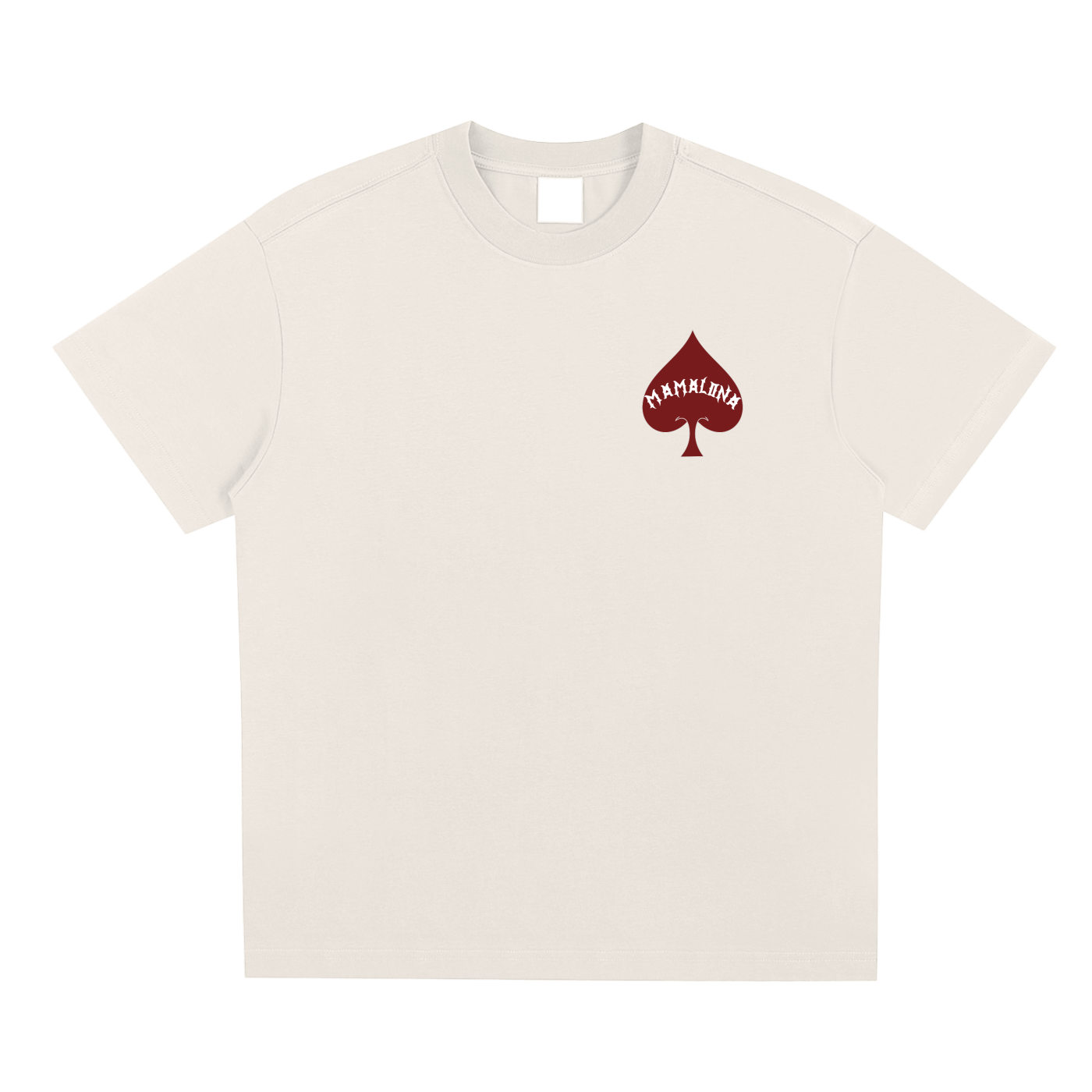 Mamalona Oversize Ace of Spades Rose Graphic Tee – Premium Streetwear
