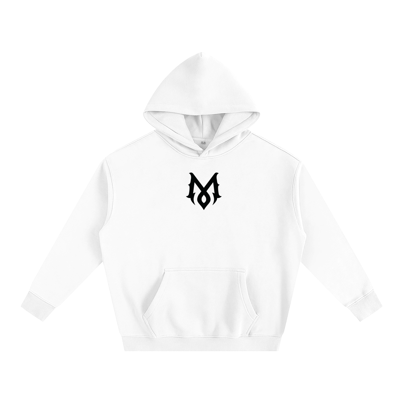 MAMALONA Dice Hoodie – White & Black Streetwear, Made in Mexico
