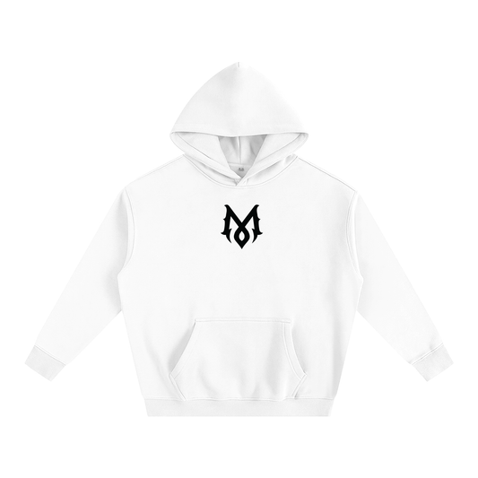 MAMALONA Dice Hoodie – White & Black Streetwear, Made in Mexico
