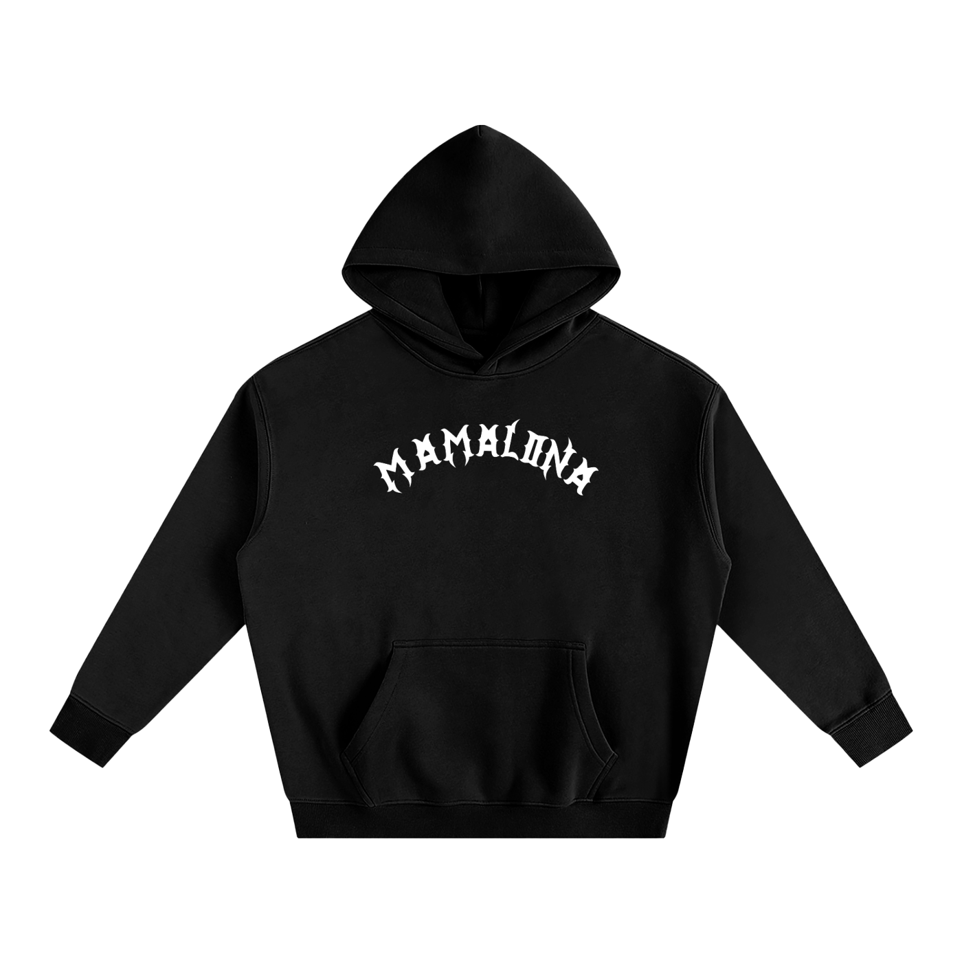 Mamalona Oversize Rose & Gothic “M” Premium Hoodie – Streetwear Essential